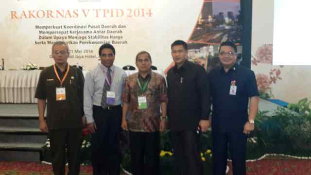 Bupati JWS Hadiri Rakornas 5 TPID di Jakarta